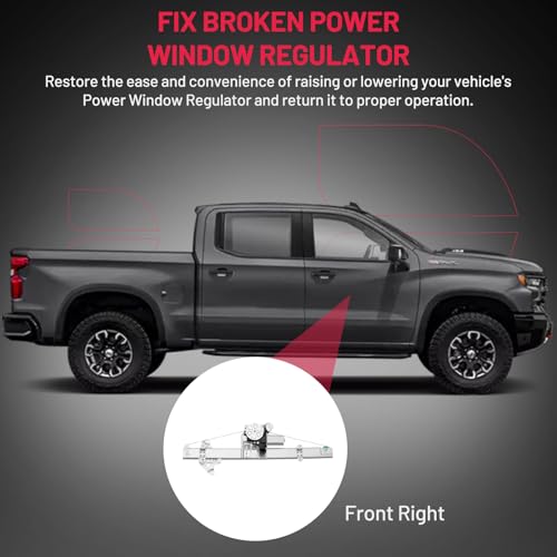 Image of BDFHYK 748-016 Power Window Regulator with Motor Front Right Compatible with Nissan Rogue 2014-2020