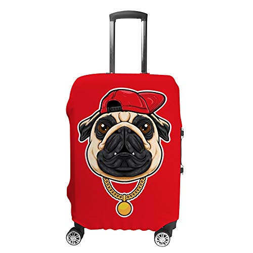 Housse pour bagage motif carlin idéale pour repérer sa valise à l'aéroport