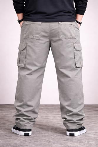 Image of INKKR Men Plus Size Cargo Pants || Plus Cargo Pants Cotton || 2XL-6XL