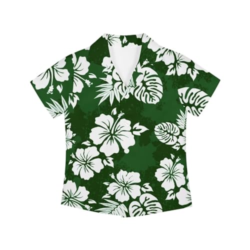 SYtrade Kids Hawaiian Shirts Novelty Printed Funky Short Sleeve Button Down Shirt Tropical Aloha Shirt3