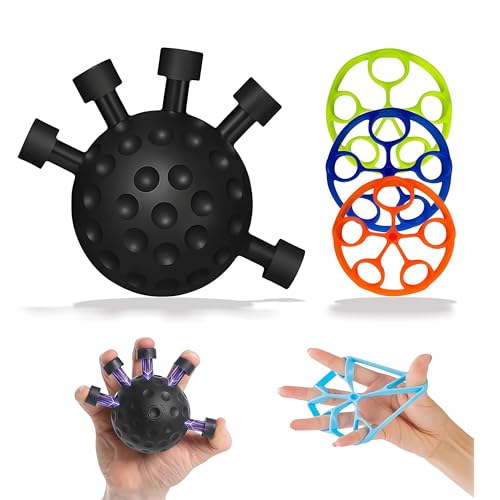 Finger Grip Strength Trainer Kit (4 Pack)