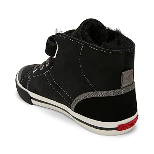 See Kai Run Kids Boy's Devon (Little Kid) Black Shearling 1.5 Little Kid M2