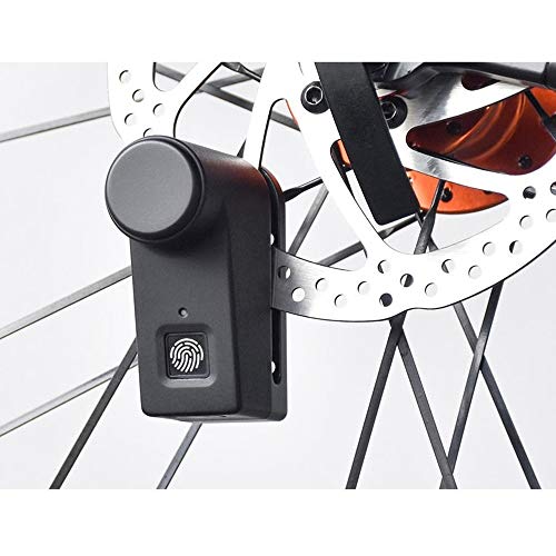 Cigooxm Motocicleta Scooter Bicicleta Impressão digital Bloqueio de freio a disco Segurança Anti-rou