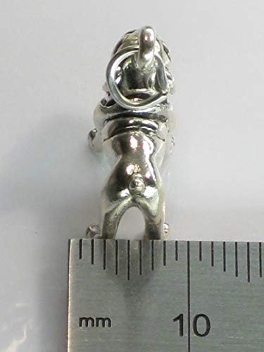 Bulldog sterling silver charm Dog .925 x 1 Bull Dogs charms