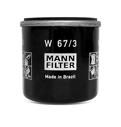 Original MANN-FILTER Filtro do Óleo W6730 para NISSAN Kicks, March, Sentra, Versa, RENAULT Clio, Flu
