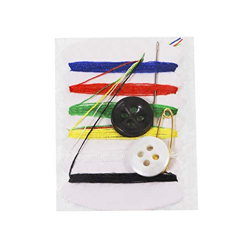 Shapenty Small Simple Handy Travel Sewing Kits Thread Repair Emergency Kit With With Needles, Threads, Button, Safety Pin For Gift Home Hotel Amenities Necessities (10) #TOP1