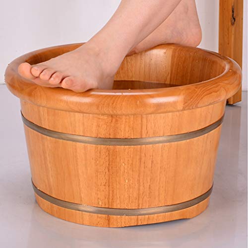 Tina de baño para pies de madera Katzowen sin tapa miniatura 2
