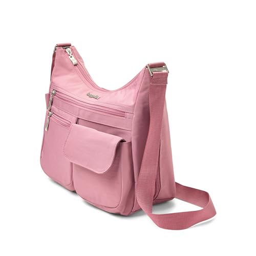 Baggallini Everywhere Bagg Crossbody Women 11x9 Lightweight Nylon Hobo Water-Resistant Travel Bag W/RFID2