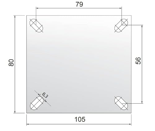 Rodízio Girátorio com Freio e Placa 3