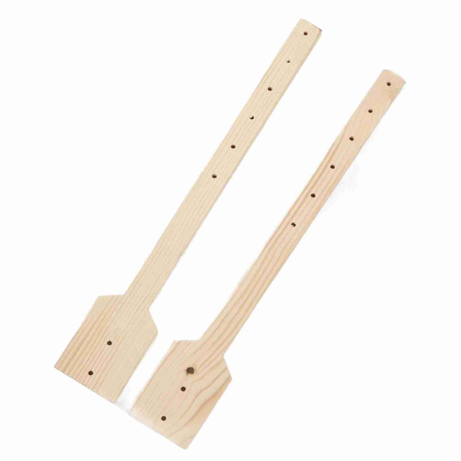 Generic Stojak do Haftowania Drewniana Regulowana Rama Podłogowa do Haftu Krzyżykowego i Gobelinu z 5 Pozycjami Wysokości 50 Cm Sosna