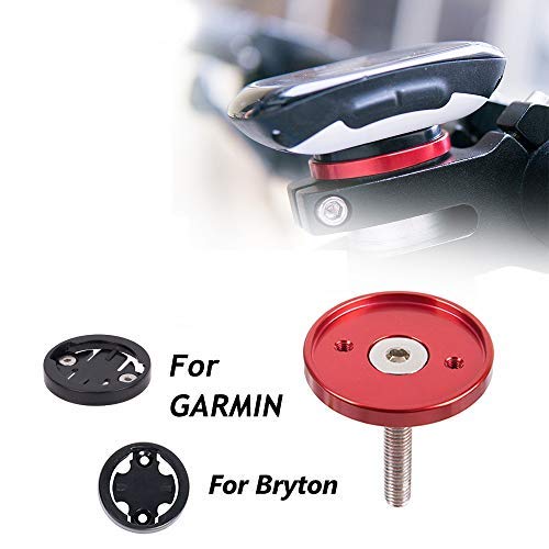 CYSKY Supporto Per GPS Da Bici | Attacco In Alluminio Per Manubrio O Attacco Superiore | Compatibile Garmin E Bryton