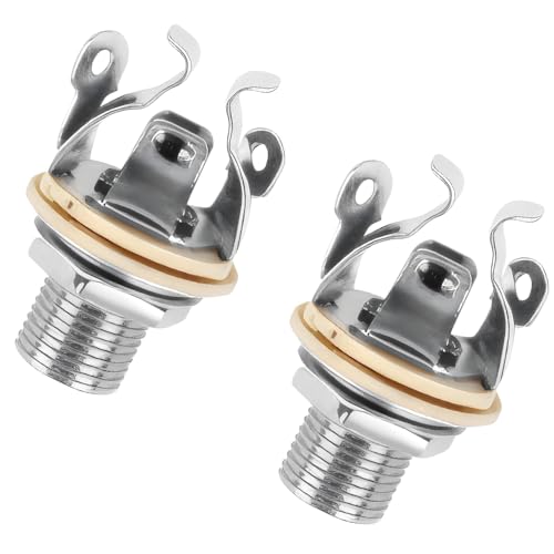 2-Pack 1/4 Inch Durable Guitar Output Jack