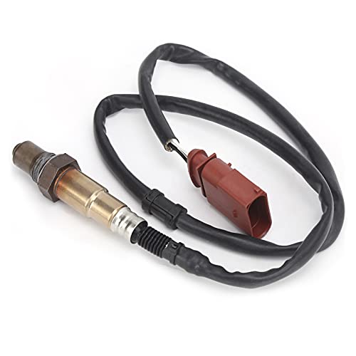 KIMISS Sensor de Oxígeno 06A906262F, Estructura Simple, Respuesta Rápida, Medición Precisa.Hecho de Aleación de Hierro y ABS, Reemplazo para 1.8L 2000-2006, Compatible con 06A906262F