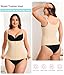 Eleady Women's Underbust Corset Waist Trainer Cincher Steel Boned Body Shaper Vest with Adjustable Straps (M, Beige)