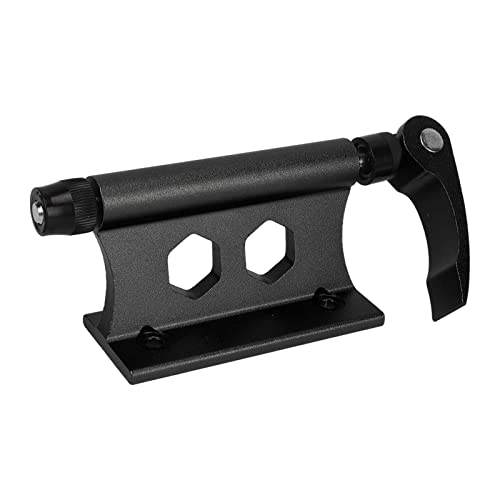 Fahrrad-Schnellspanner-Gabelhalterung, Langlebige CNC-Bearbeitung, Tragbare Fahrradgabelhalterung für den Fahrradtransport (Schwarz)