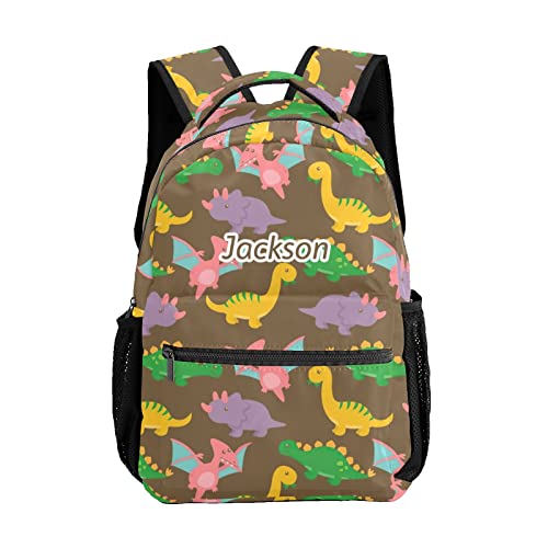 AJIUZI Mochila personalizada para niños, mochilas escolares personalizadas para niños y niñas, mochilas para viajes, color azul bajo el mar, Opción 4, Talla única