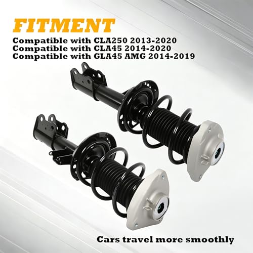 Image of Front Left Strut Assembly Compatible with CLA250 2014-2019 | A1173231500, A1563231700, A1563231900