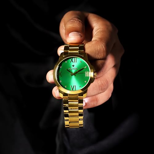 Image of GLEON Luxury Men's Numerology Watch | Water Resistant | Analog Type with Japanese Movement | Timepiece for Growth and Success with 1 Year Warranty - (Pack of 1)