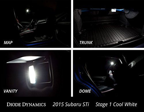 Bombilla LED interior blanco frío Diode Dynamics para Subaru WRX STi miniatura 4
