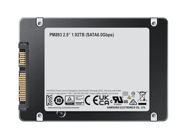 サムスン製 ssd 15台セット Amazon.com: Samsung PM893 1.92 TB Solid State Drive - 2.5