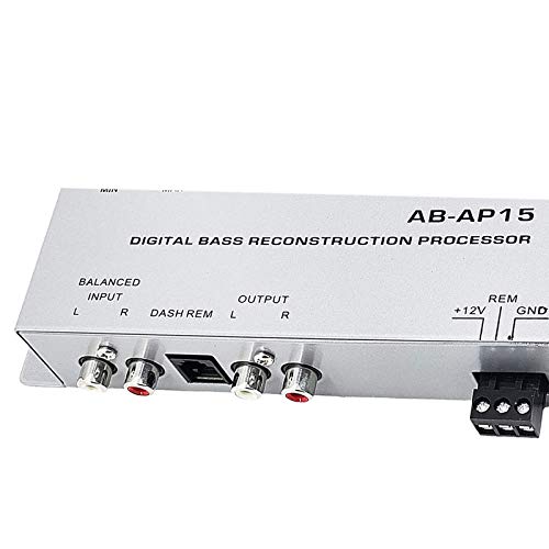 Procesador de graves digital de audio para coche y restauración de sonido crossover 3