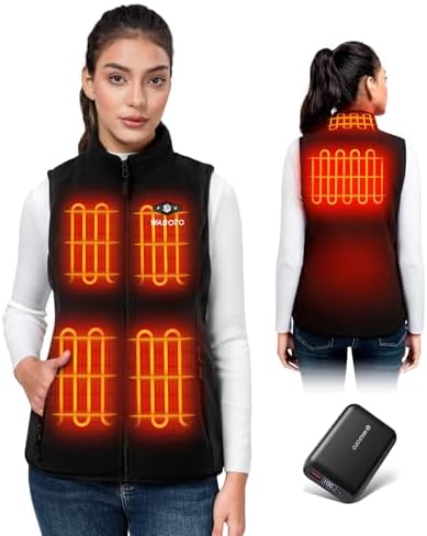 WASOTO Heated Vest Women Fleece