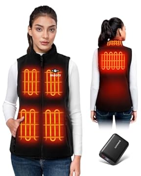 fleece heated vest for women