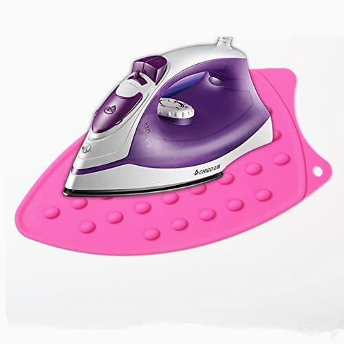 Delidge Multipurpose Silicone Iron Rest Pad for Ironing Board, Silicone Heat Resistant Iron Rest Pad, Heat Resistant Anti-Slip Mat(Multicolor, Pack of 1)