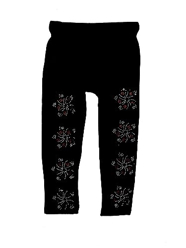 Image of CAMEY Solid Polyester Girls Regular Fit Casual Winter Pull On Warm Jeggings /Leggings