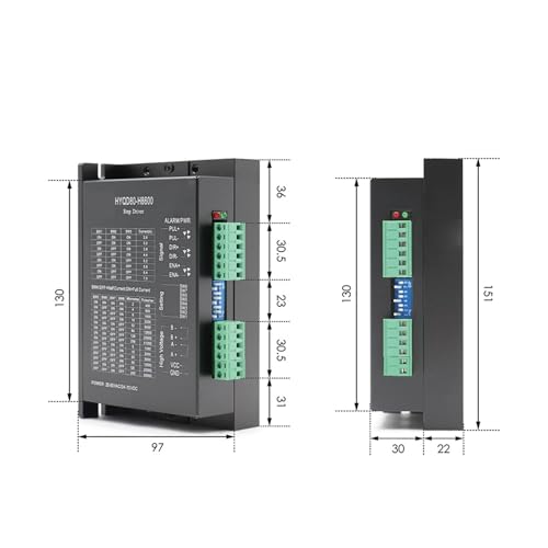 Boîtier de commande pas à pas numérique compatible Nema 23 et Nema 34 - 2