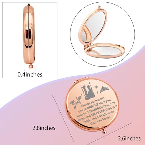 Espejo compacto de maquillaje redondo WSNANG miniatura 5