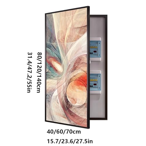 Panneau électrique décoratif mural aluminium céramique maison bureau