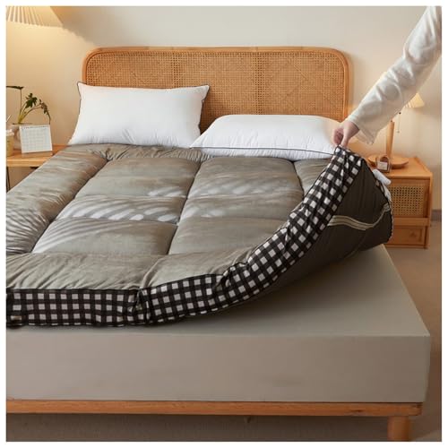 Tapete de futón: cómodo colchón de suelo para dormitorio, solución de ropa de cama que ahorra espacio para estudiantes e invitados