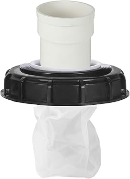 IBC Tote Lid Cap with Filter IBC Straight Ton Barrel Water Tank Cover Nylon Washable Water Tank Lids with Pipe
