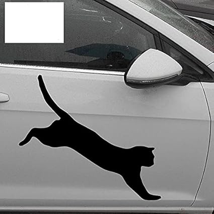 Amazon 65cmx30cm 猫が両側にジャンプするステッカー 車のサイドドア用 おもちゃ おもちゃ