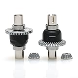 Ensemble d'engrenages différentiels en alliage pour modèle de voiture télécommandée, échel...