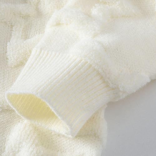 Mens Crewneck Oversized Sweaters Y2K Comforable Breathable Knitted Sweater Casual Pullover Drop Shoulder Sweater3