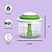 Chef'n VeggiChop Hand-Powered Food Chopper (Arugula), 5.5