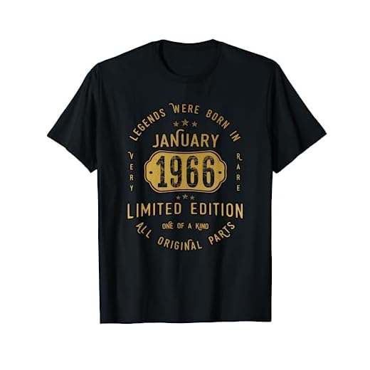 56 años Cumpleaños Las Leyendas nacen en Enero de 1966 Camiseta