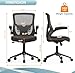 Ergonomic Leather Office Chair with Waterfall Seat and S-Shaped Back for Lower Back & Leg Pressure Relief, Comfortable for 8+ Hours Sitting