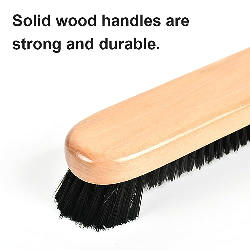 WeiLingBo 2Set Wood Billiard Pool Table Brush and Rail Brush Set with Soft Nylon Bristle,Billiard Table Cleaner Brushes with Cleaner Cloth 2 Cue Chalk Cube,Pool Tables Accessorie - Thumbnail 5