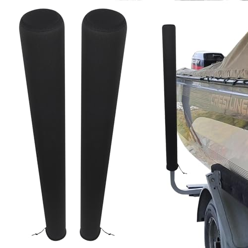 Xumbtvs 48 Inch Boat Trailer Guide Pole Cover, 2 Pcs Neoprene Heavy Duty Marine Trailer Guide Protective Cover for Jet Ski Boat Sailboat Trailer (48 Inch)