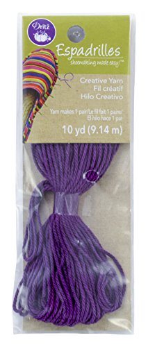 Dritz Espadrilles Yarn, 10 yd, Purple