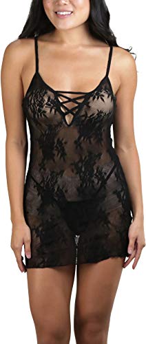 Image of ToBeInStyle Women's Stretch See Through Fishnet Novelty Mini Rave Party Dress
