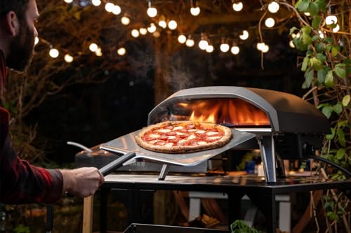 Image of Ooni 16 inch Metal Pizza Peel - Metal Pizza Peel 16 Inch, Pizza Spatula Paddle, Lightweight Pizza Turning Peel with Long Handle, Pizza Oven Accessories, Pizza Tools, Rectangle Pizza Turner