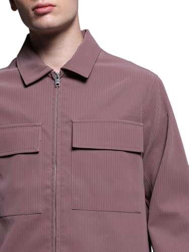 Image of JACK & JONES Men's Polyester Standard Length A-Line Coat