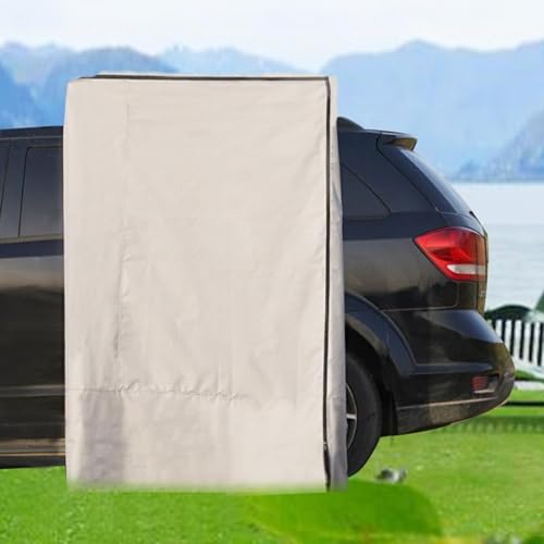 SZSXYBZ Tienda de campaña de ducha lateral para automóvil con techo, tienda de campaña para camioneta SUV para camping, refugios de privacidad, toldo de vehículo, tienda de ducha portátil para