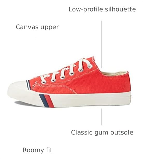 Image of PRO-Keds Unisex Adult Royal Lo Lace Up