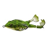 Rainai Frösche Weichköder Weiches Silikon Angelköder Gummifrosch Frosch Für Angler Angeln Meer Kunstköder Angeln Für Zander Forellen Barsch 3D Doppelpropeller Frösche Weiche Köder ?9 cm?