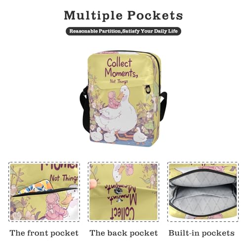 Ducks Cute Cartoon messenger bag cross body bag Womens Casual Purses Adjustable Strap for work outdoor sports2